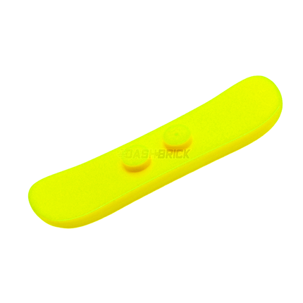 LEGO Minifigure Accessory - Snowboard, Small, Neon Yellow [18746]