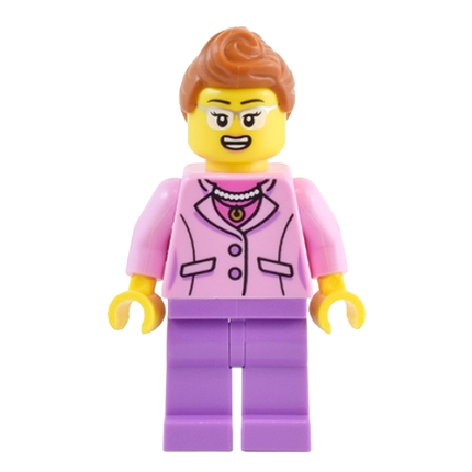 LEGO Minifigure - Female, "Gayle Gossip", Ninjago City [CITY]