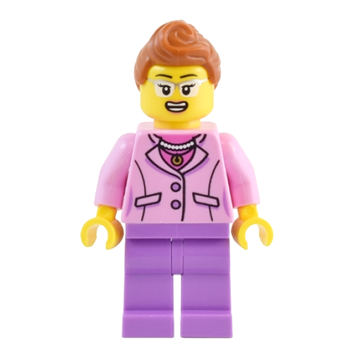 LEGO Minifigure - Female, "Gayle Gossip", Ninjago City [CITY]