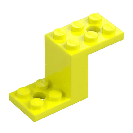 LEGO Bracket 5 x 2 x 2 1/3 with 2 Holes and Bottom Stud Holder, Neon Yellow [76766] 6371445