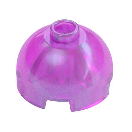 LEGO Brick, Round 2 x 2 Dome Top, Opal Trans-Dark Pink [553] 30367 6507969