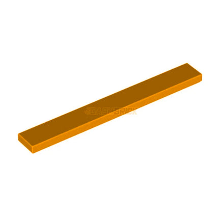 LEGO Tile 1 x 8, Orange [4162] 6343067