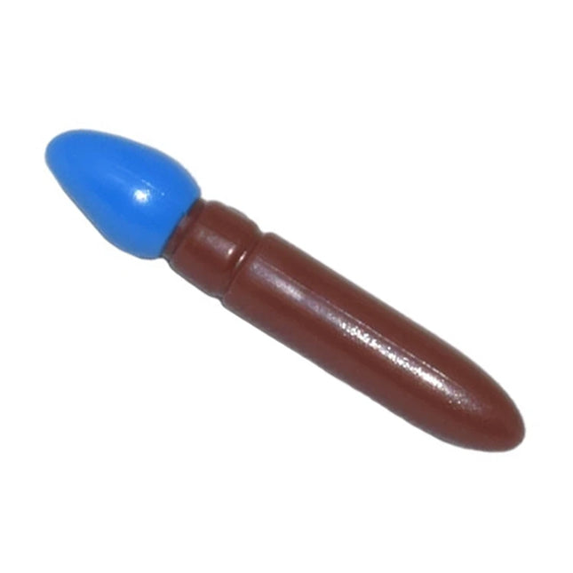 LEGO Minifigure Accessory - Paint Brush, Molded Blue Bristles Pattern [93552pb06]