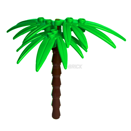 LEGO "Broadleaf Palm" - Brick Built Tree, Bright Green [MiniMOC]