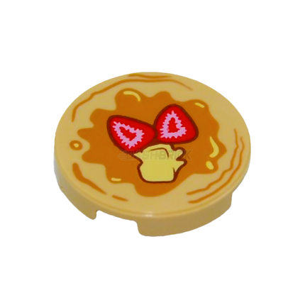 LEGO Minifigure Food - Pancake with Strawberries and Butter [14769pb613] 6434980