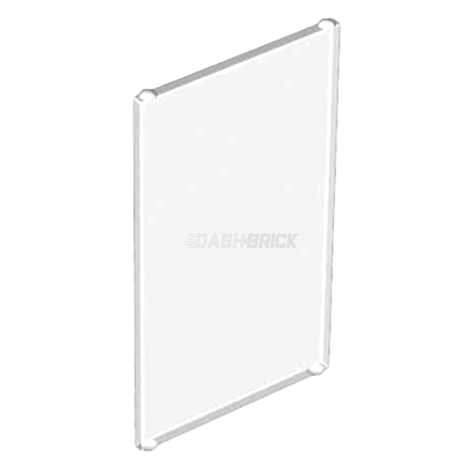LEGO Glass for Window Frame 1 x 4 x 6, White [60803] 6256050