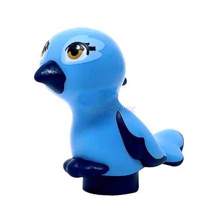 LEGO Minifigure Animal - Bird, Parrot, Blue and Dark Blue [35074pb03]