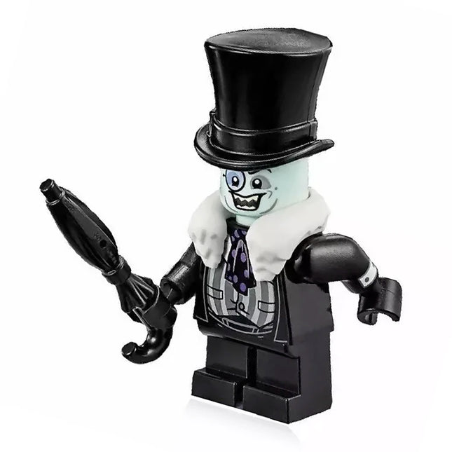 LEGO Minifigure - The Penguin - White Fur Collar, Smile (2016) [DC COMICS]