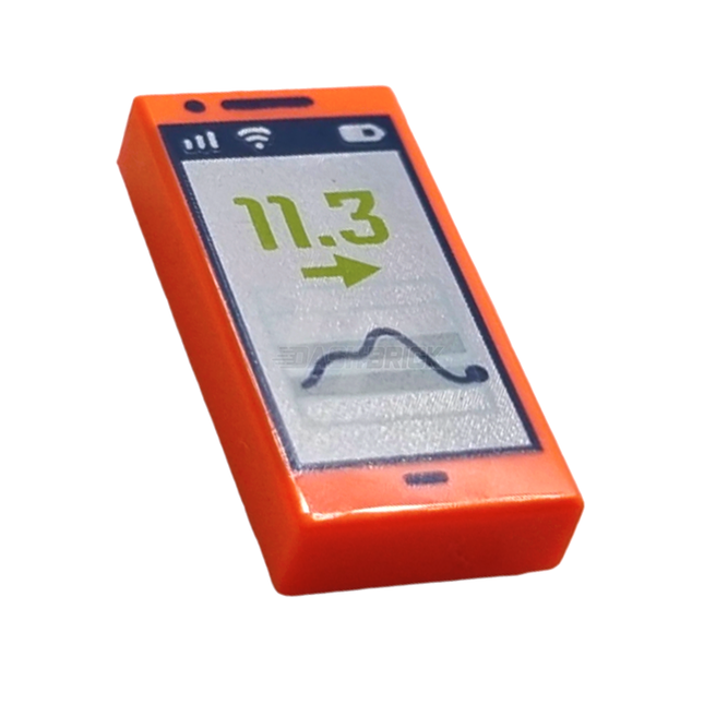 LEGO Minifigure Accessory - Smartphone/Mobile Phone, Share Graph/Glucose Level [3069bpr0377] 6435092