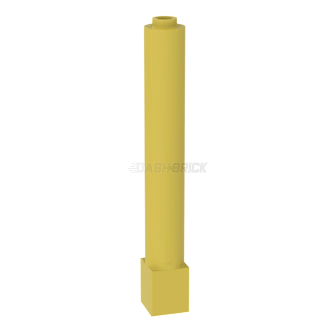 LEGO Support 1 x 1 x 6 Solid Pillar, Tan [43888] 6178916