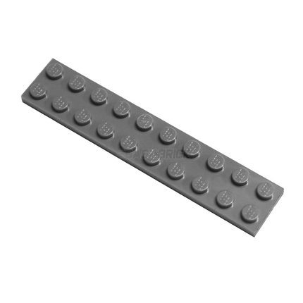 LEGO Plate 2 x 10, Dark Grey [3832] 4210678