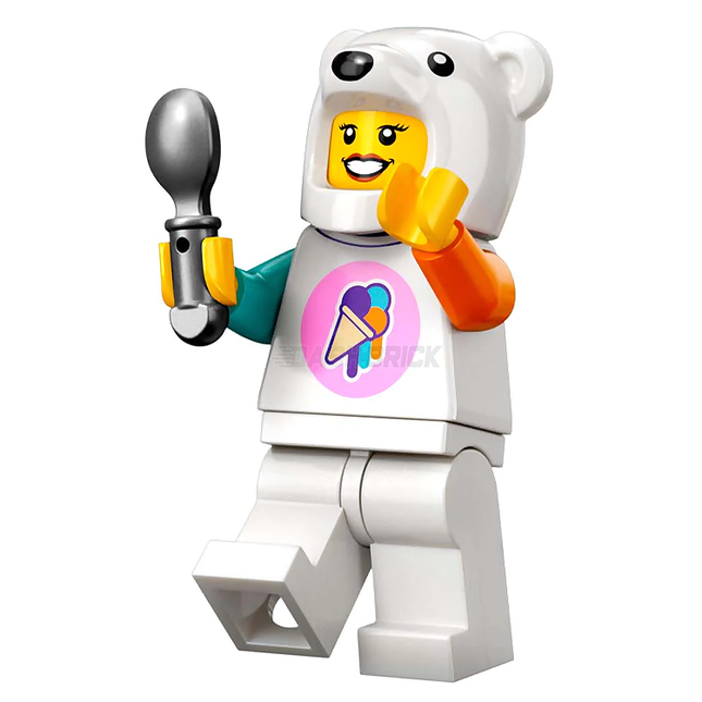 LEGO Minifigure - Polar Bear Ice-Cream Shop Vendor, Female [CITY]