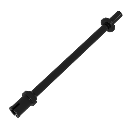 LEGO Bar 8L, Stop Rings, Pin (Technic, Figure Accessory Ski Pole), Black [2714b] 4120251