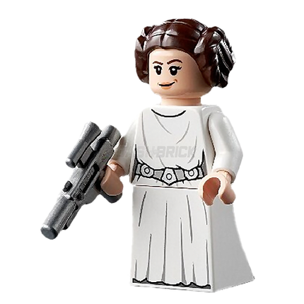 LEGO Minifigure - Princess Leia (White Dress, Detailed Belt, Skirt Part) (2019) [STAR WARS]