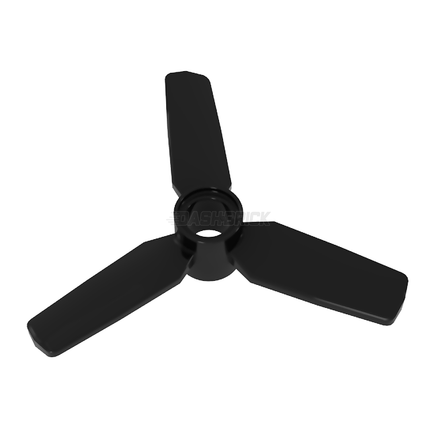 LEGO Propeller 3 Blade 5 Diameter, Black [92842] 77099 6360206