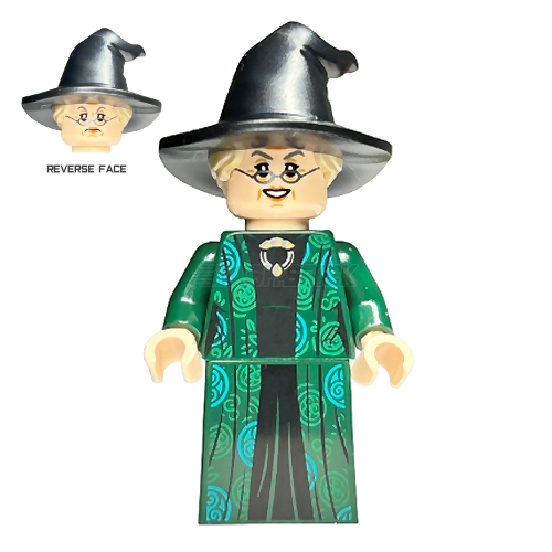 LEGO Minifigure - Professor Minerva McGonagall - Dark Green Robe [HARRY POTTER]