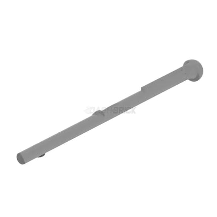 LEGO Projectile Arrow, Bar 8L, Round End (Spring Shooter Dart), Flat Silver [15303] 6337367