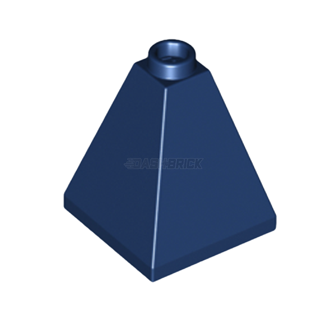 LEGO Slope 75 2 x 2 x 2 Quadruple Convex, Pyramid, Dark Blue [3688] 6153589