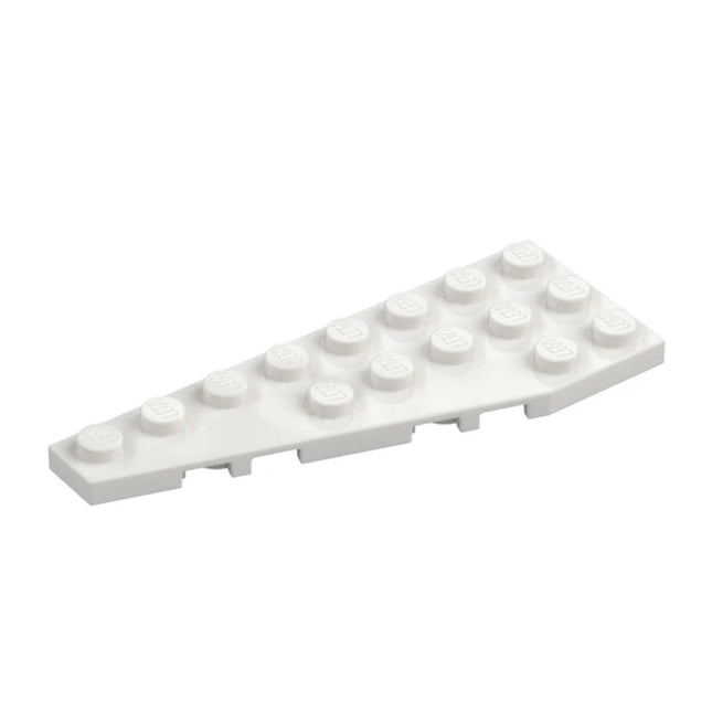 LEGO Wedge, Plate 8 x 3 Pentagonal Left, White [50305] 4256097