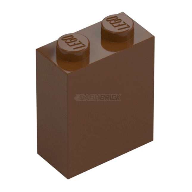 LEGO Brick 1 x 2 x 2, Inside Stud Holder, Reddish Brown [3245c] 6172808