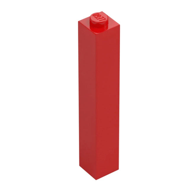 LEGO Brick 1 x 1 x 5, Solid Stud, Red [2453b] 4212410