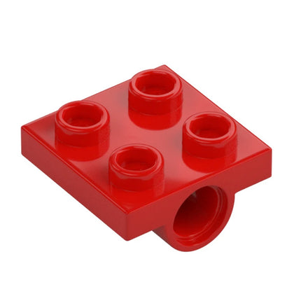 LEGO Plate, Modified 2 x 2 with Pin Hole, Red [10247] 6014616