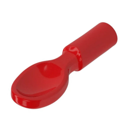 LEGO Minifigure Accessory - Spoon - Handle with Flat End, Red [80179] 6515221