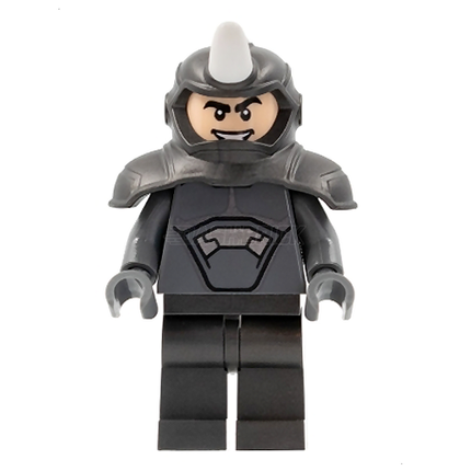 LEGO Minifigure - Rhino, Shoulder Armor, Spider-Man [MARVEL]