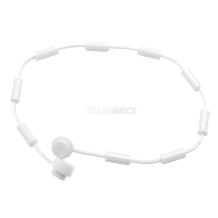 LEGO String with End Studs, Climbing Grips (21L Overall), White [x64pb01] 6096959