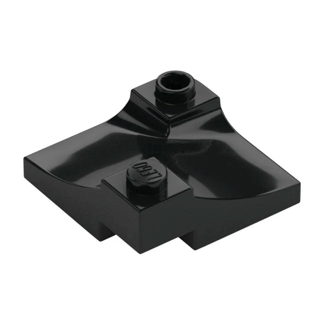 LEGO Slope 3 x 3 Inverted Corner with Raised Hollow Stud, Black [73682] 6338499
