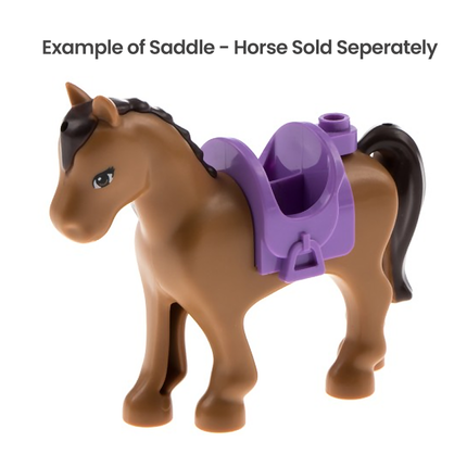 LEGO Animal Accessory - Horse Saddle, Stirrups, Friends 2 x 2 Studs,  Dark Turquoise [93086] 6440111