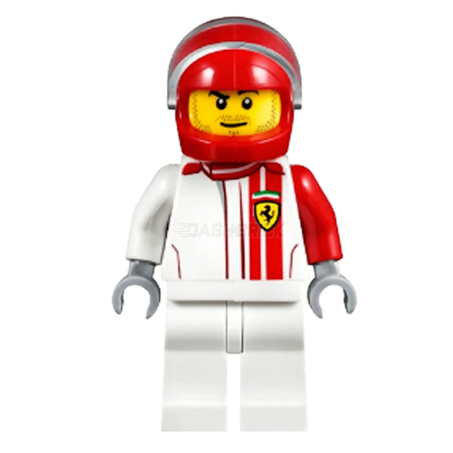 LEGO Minifigure - Ferrari F40 Competizione Driver (2019) [SPEED CHAMPIONS]