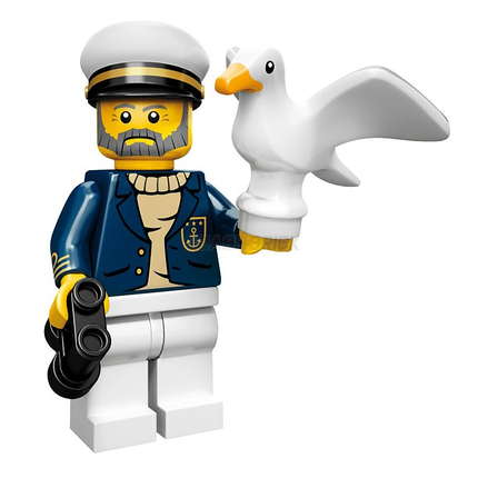 LEGO Collectable Minifigures - Sea Captain (10 of 16) [Series 10]