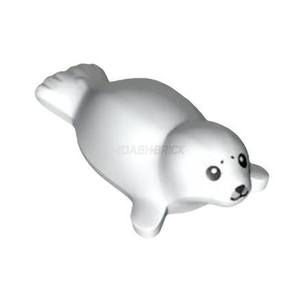 LEGO Minifigure Animal - Seal, Baby, White [3399pb01]