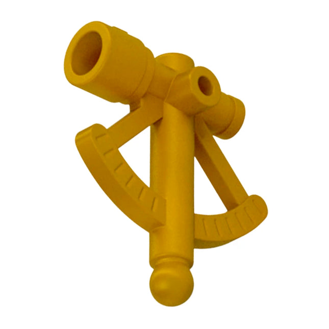 LEGO Minifigure Accessory - Sextant / Quadrant, Navigation, Pearl Gold [30154] 6323378