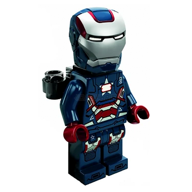 LEGO Minifigure - Iron Patriot, Iron Man 3 (2013 Original) [MARVEL]