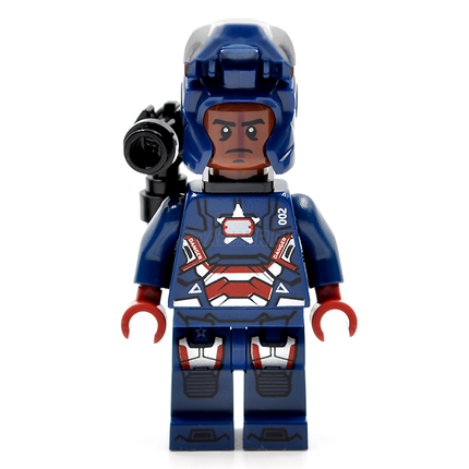 LEGO Minifigure - Iron Patriot, Iron Man 3 (2013 Original) [MARVEL]