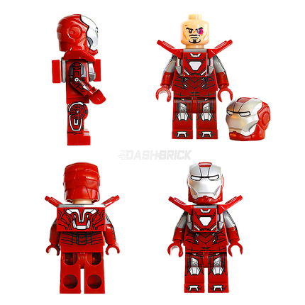 LEGO Minifigure - Silver Centurion (Iron Man - Mark 33 Armor) (2016 Original) [MARVEL]