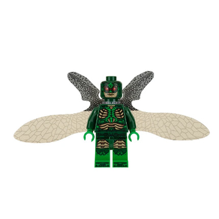 LEGO Minifigure - Parademon - Dark Green, Extended Wings, Dawn of Justice (2017) [DC COMICS]