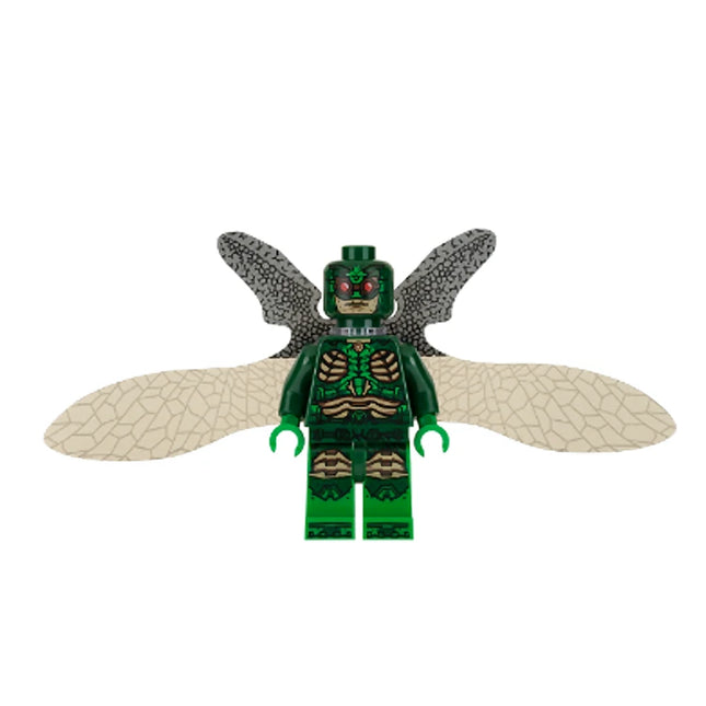 LEGO Minifigure - Parademon - Dark Green, Extended Wings, Dawn of Justice (2017) [DC COMICS]