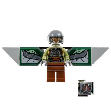 LEGO Minifigure - Falcon (Joaquín Torres) - Backpack and Wings with Stickers (2024) [MARVEL]