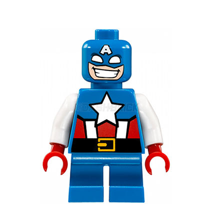 LEGO Minifigure - Captain America - Short Legs [MARVEL]