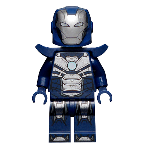 LEGO Minifigure - Iron Man Tazer Armor, Avengers, Trans-Clear Head [MARVEL]