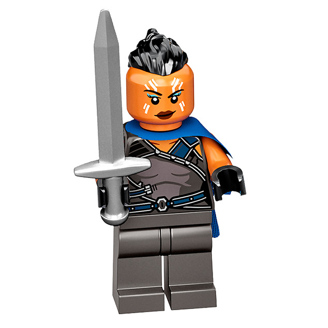LEGO Minifigure - Valkyrie, Pearl Dark Gray Suit, Thor [MARVEL]