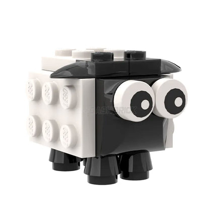 LEGO "Brick Sheep - Baaabara" Black and White [MiniMOC]