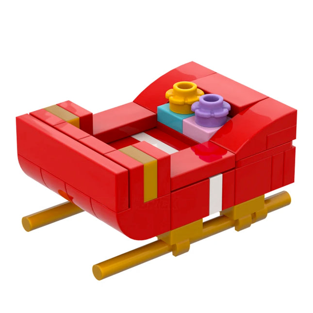 12 Days of Christmas - Santa's Sleigh - Made with Genuine LEGO® [MiniMOC]