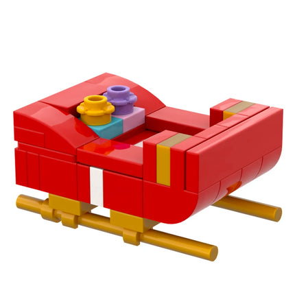 12 Days of Christmas - Santa's Sleigh - Made with Genuine LEGO® [MiniMOC]