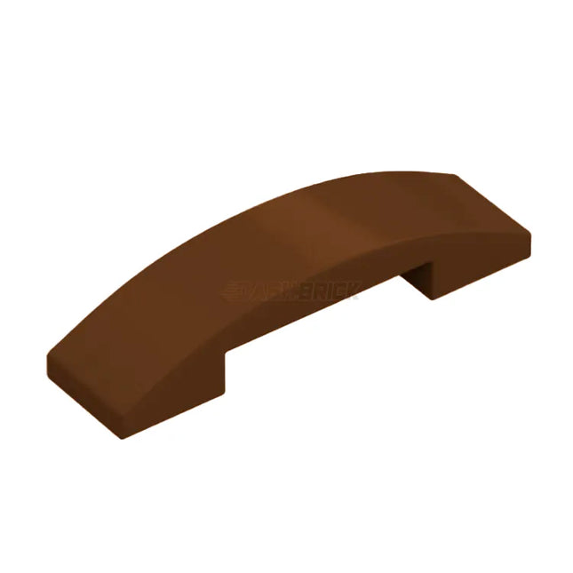 LEGO Slope, Curved 4 x 1 x 2/3 Double, Reddish Brown [93273] 4658005