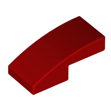 LEGO Slope, Curved 2 x 1 x 2/3, Red [11477] 6029946