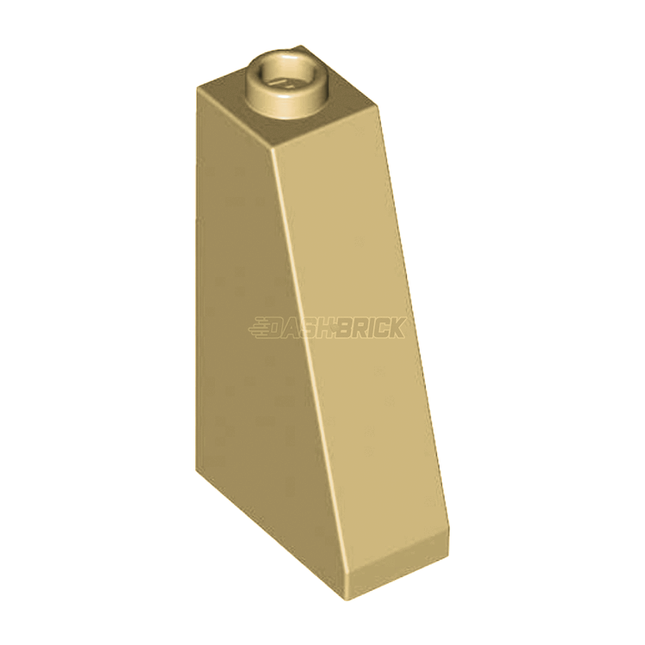 LEGO Slope 75 2 x 1 x 3 - Hollow Stud, Tan [4460b] 4129996